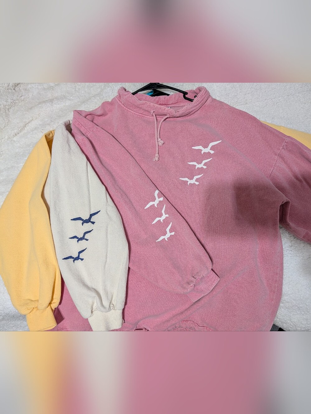 Set Of Three Vintage WEK By Kellsport LG/XLG Pullover Cotton Sweatshirts